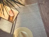 IKEA TIPHEDE (ИКЕА ТИПХЕДЕ) — Ковёр тканый плоского плетения, естественный/чёрный 120x180 см — фото 2