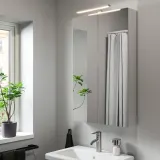 IKEA VÅTHULT (ИКЕА ВОТХУЛТ) — Подсветка для шкафа/зеркала LED, серебристая 350 мм — фото 3