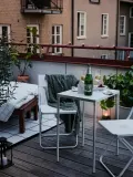 IKEA FEJAN (ИКЕА ФЕЙАН) — Стол садовый, белый 50x44 см — фото 2