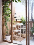 IKEA FEJAN (ИКЕА ФЕЙАН) — Стол садовый, белый 50x44 см — фото 4