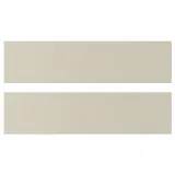 IKEA HAVSTORP (ИКЕА ХАВСТОРП) — Фронтальная панель ящика, бежевый 40x10 см — фото 1