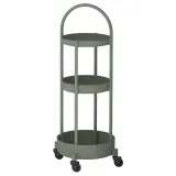 IKEA JUTTERSBO (ИКЕА ЙУТТЕРСБО) — Тележка, серо-зелёная 36x36 см — фото 1
