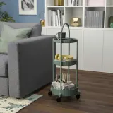 IKEA JUTTERSBO (ИКЕА ЙУТТЕРСБО) — Тележка, серо-зелёная 36x36 см — фото 4
