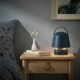 IKEA VAPPEBY (ИКЕА ВАППЕБЙ) — Лампа с bluetooth-динамиком, для улицы/синий — фото 2
