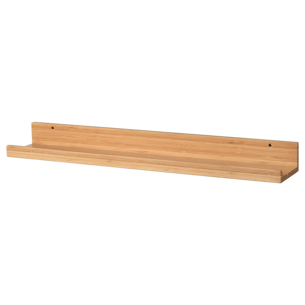 IKEA MÅLERÅS (ИКЕА МОЛЕРОС) — Полка для фотографий, бамбук 55 см