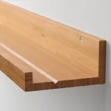 IKEA MÅLERÅS (ИКЕА МОЛЕРОС) — Полка для фотографий, бамбук 55 см — фото 4