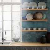 IKEA MÅLERÅS (ИКЕА МОЛЕРОС) — Полка для фотографий, бамбук 55 см — фото 5