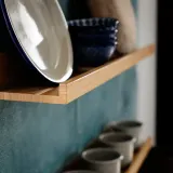 IKEA MÅLERÅS (ИКЕА МОЛЕРОС) — Полка для фотографий, бамбук 55 см — фото 6