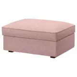 IKEA KIVIK (ИКЕА КИВИК) — Чехол на подставку для ног с отделением, Гуннаред светло-розовый — фото 2