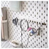 IKEA SKÅDIS (ИКЕА СКОДИС) — Вешалка, белая — фото 2