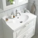 IKEA HAMNSKÄR (ИКЕА ХАМНСКЭР) — Смеситель для раковины, хром — фото 2