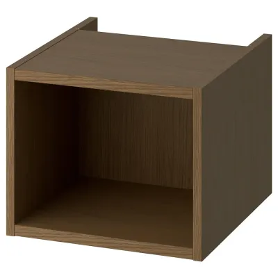 IKEA HAGAÅN (ИКЕА ХАГАОН) — Шкафчик открытый, коричневая имитация дуба 40x48x33 см