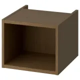 IKEA HAGAÅN (ИКЕА ХАГАОН) — Шкафчик открытый, коричневая имитация дуба 40x48x33 см — фото 1