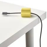 IKEA HAVSKÅL (ИКЕА ХАВСКОЛ) — Утяжелитель для кабеля USB, 2 шт, чёрный/жёлтый — фото 2