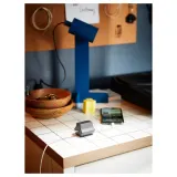 IKEA HAVSKÅL (ИКЕА ХАВСКОЛ) — Утяжелитель для кабеля USB, 2 шт, чёрный/жёлтый — фото 5