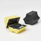 IKEA HAVSKÅL (ИКЕА ХАВСКОЛ) — Утяжелитель для кабеля USB, 2 шт, чёрный/жёлтый — фото 6