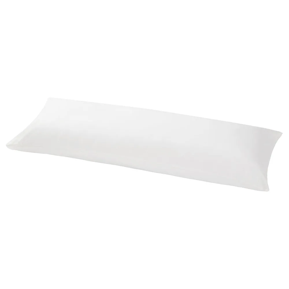 IKEA NONNEA (ИКЕА НОННЕА) — Наволочка на анатомическую подушку, белая 40x140 см
