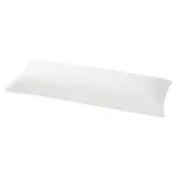 IKEA NONNEA (ИКЕА НОННЕА) — Наволочка на анатомическую подушку, белая 40x140 см — фото 1