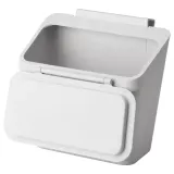 IKEA SKOLÄST (ИКЕА СКОЛЭСТ) — Ведро для мусора на дверцу шкафа, светло-серый 3.3 л — фото 2
