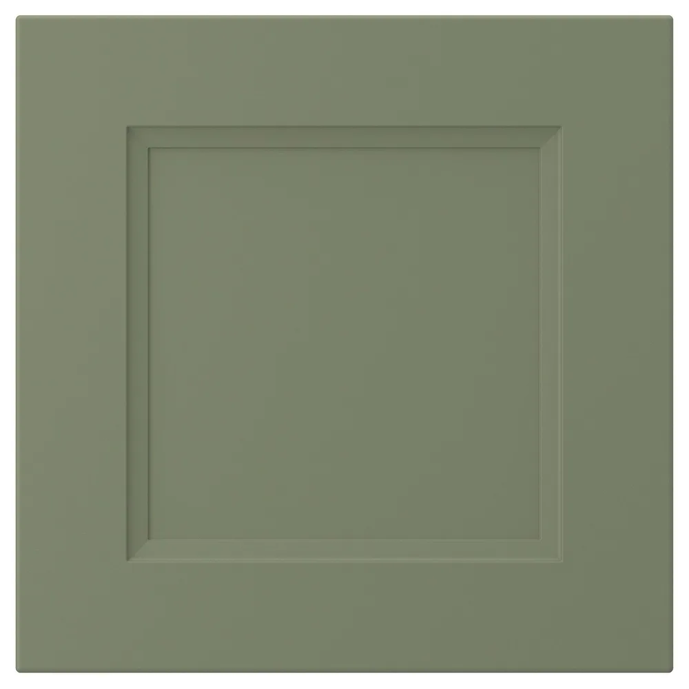 IKEA AXSTAD (ИКЕА АКССТАД) — Дверь, серо-зелёный 40х40 см