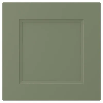 IKEA AXSTAD (ИКЕА АКССТАД) — Дверь, серо-зелёный 40х40 см