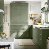 IKEA AXSTAD (ИКЕА АКССТАД) — Дверь, серо-зелёный 40х40 см — фото 2