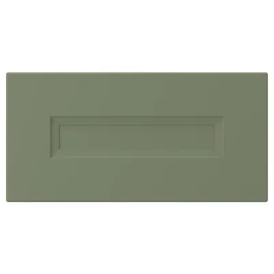 IKEA AXSTAD (ИКЕА АКССТАД) — Фасад ящика, серо-зелёный 40х20 см