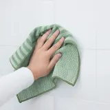 IKEA PEPPRIG (ИКЕА ПЕППРИГ) — Салфетка из микрофибры, зелёная синяя/жёлтая 28x28 см — фото 4