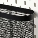 IKEA SKÅDIS (ИКЕА СКОДИС) — Корзина для хранения, 3 шт., чёрный — фото 3