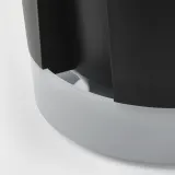 IKEA VÅRDTRÄD (ИКЕА ВОРДТРЭД) — Самополивающееся кашпо, для дома и улицы/прозрачный/антрацит 24 см — фото 4