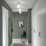 IKEA HAMNFYR (ИКЕА ХАМНФИР) — Потолочный светильник, белый 14 см — фото 2