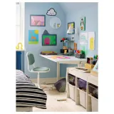 IKEA FISKBO (ИКЕА ФИСКБО) — Рамка, тёмный серо-синий 21x30 см — фото 6