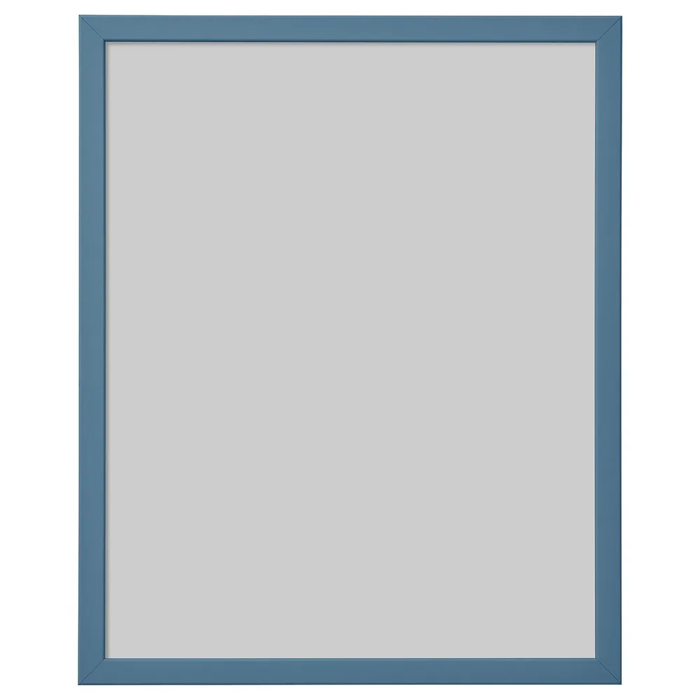 IKEA FISKBO (ИКЕА ФИСКБО) — Рамка, тёмный серо-синий 40x50 см