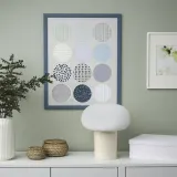 IKEA FISKBO (ИКЕА ФИСКБО) — Рамка, тёмный серо-синий 40x50 см — фото 2