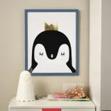 IKEA FISKBO (ИКЕА ФИСКБО) — Рамка, тёмный серо-синий 40x50 см — фото 4