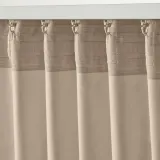 IKEA SANELA (ИКЕА САНЕЛА) — Штора, 2 шт., светло-бежевая/на ленте 140x250 см — фото 5