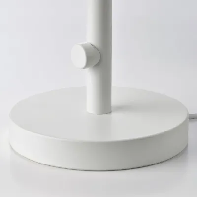 IKEA NYMÅNE (ИКЕА НИМОНЕ) — Лампа настольная, белая 33 см