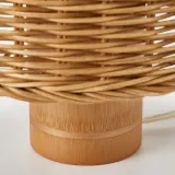 IKEA VATERBOM (ИКЕА ВАТЕРБОМ) — Лампа настольная, бамбук/ротанг 27 см — фото 5