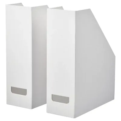 IKEA FJÄDERHARV (ИКЕА ФЙЭДЕРХАРВ) — Органайзер для журналов, белый