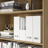 IKEA FJÄDERHARV (ИКЕА ФЙЭДЕРХАРВ) — Органайзер для журналов, белый — фото 2
