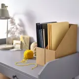 IKEA GÄRDESGÅRD (ИКЕА ГЭРДЕСГОРД) — Органайзер для журналов, натуральный — фото 6
