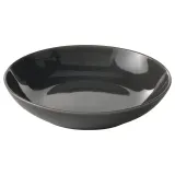 IKEA GLADELIG (ИКЕА ГЛАДЕЛИГ) — Тарелка глубокая, тёмно-серая 21 см — фото 1