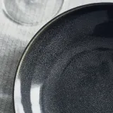 IKEA GLADELIG (ИКЕА ГЛАДЕЛИГ) — Тарелка глубокая, тёмно-серая 21 см — фото 4