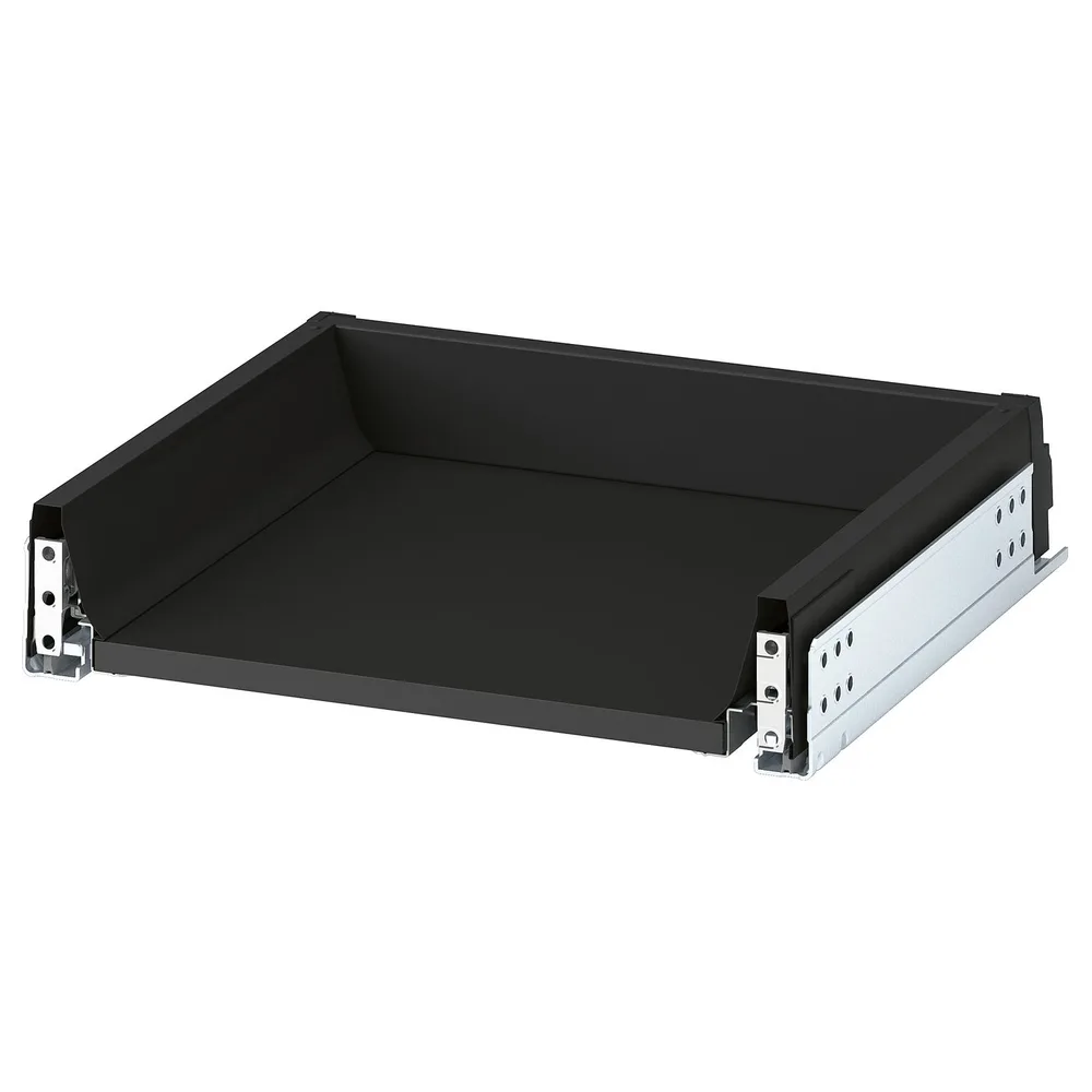 IKEA KNIVSHULT (ИКЕА КНИВСХУЛТ) — Ящик кухонный, низкий, тёмно-серый 40x37 см