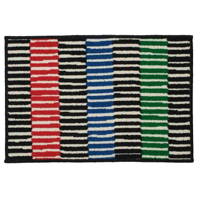 IKEA VÄNDPLATS (ИКЕА ВЭНДПЛАТС) — Придверный коврик, разноцветный/полоски 40x60 см