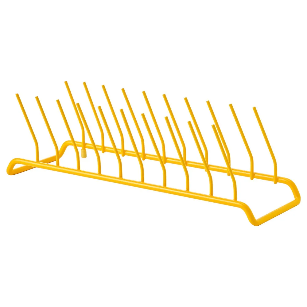 IKEA RINNIG (ИКЕА РИННИГ) — Держатель для тарелок, жёлтый