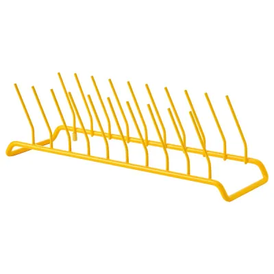 IKEA RINNIG (ИКЕА РИННИГ) — Держатель для тарелок, жёлтый