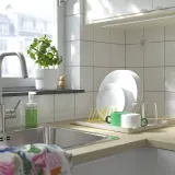 IKEA RINNIG (ИКЕА РИННИГ) — Держатель для тарелок, жёлтый — фото 3