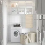 IKEA DIMPA (ИКЕА ДИМПА) — Мешок для сортировки с крышкой, светлый серо-бежевый 50 л — фото 5