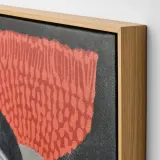 IKEA BLODFLÄDER (ИКЕА БЛОДФЛЭДЕР) — Картина, оранжевый цветок 40x50 см — фото 2